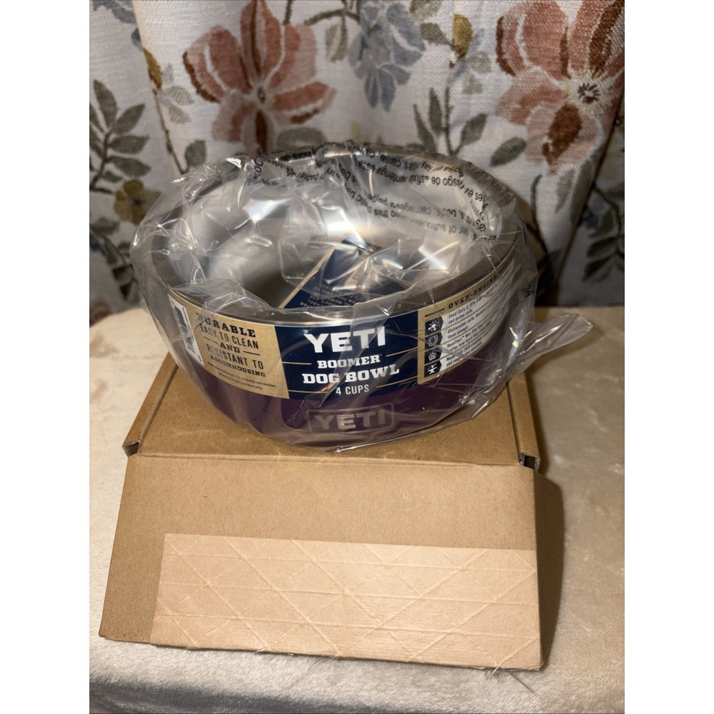 Brand New! YETI Boomer 4 Dog Bowl Nordic Purple - LIMITED EDITION RARE NWT!